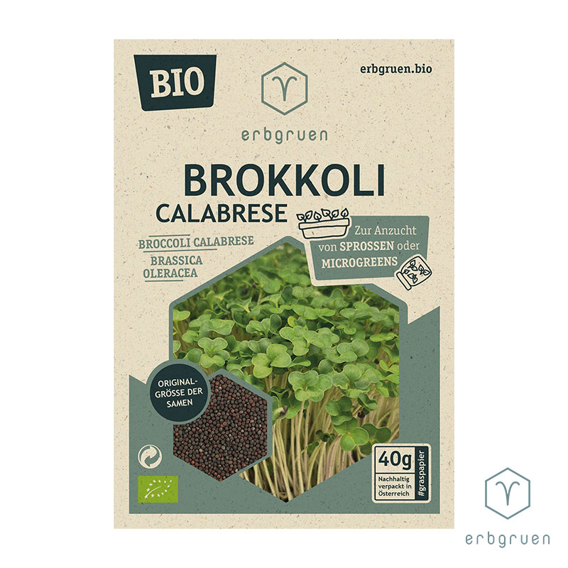 Brokkoli Calabrese – Bio-Saatgut Tüte