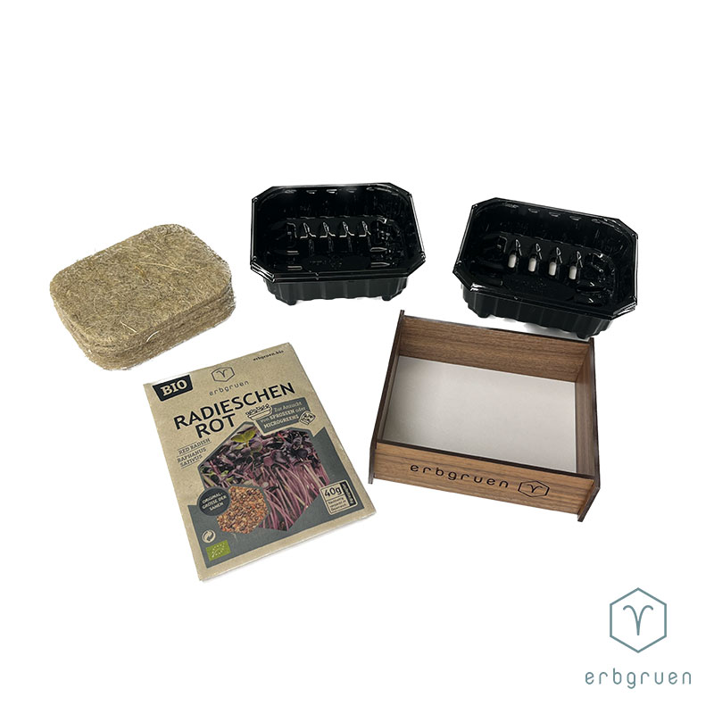 erbgruen Microgreens Anzucht-Set